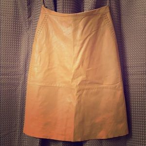 Banana Republic Leather skirt